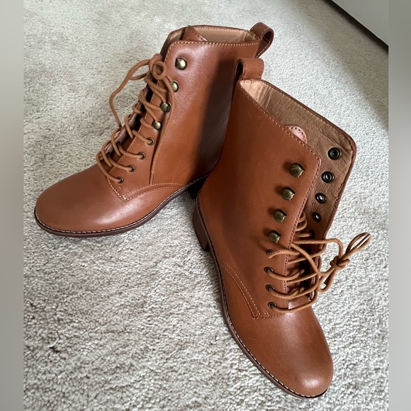Madewell Patti Lace-Up Boot/Sz 6 NEW - Picture 7 of 8